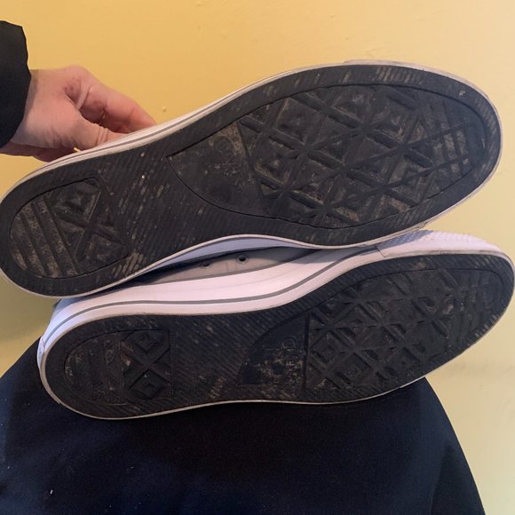 Converse All Star Gray Suede Sneakers - Picture 6 of 6